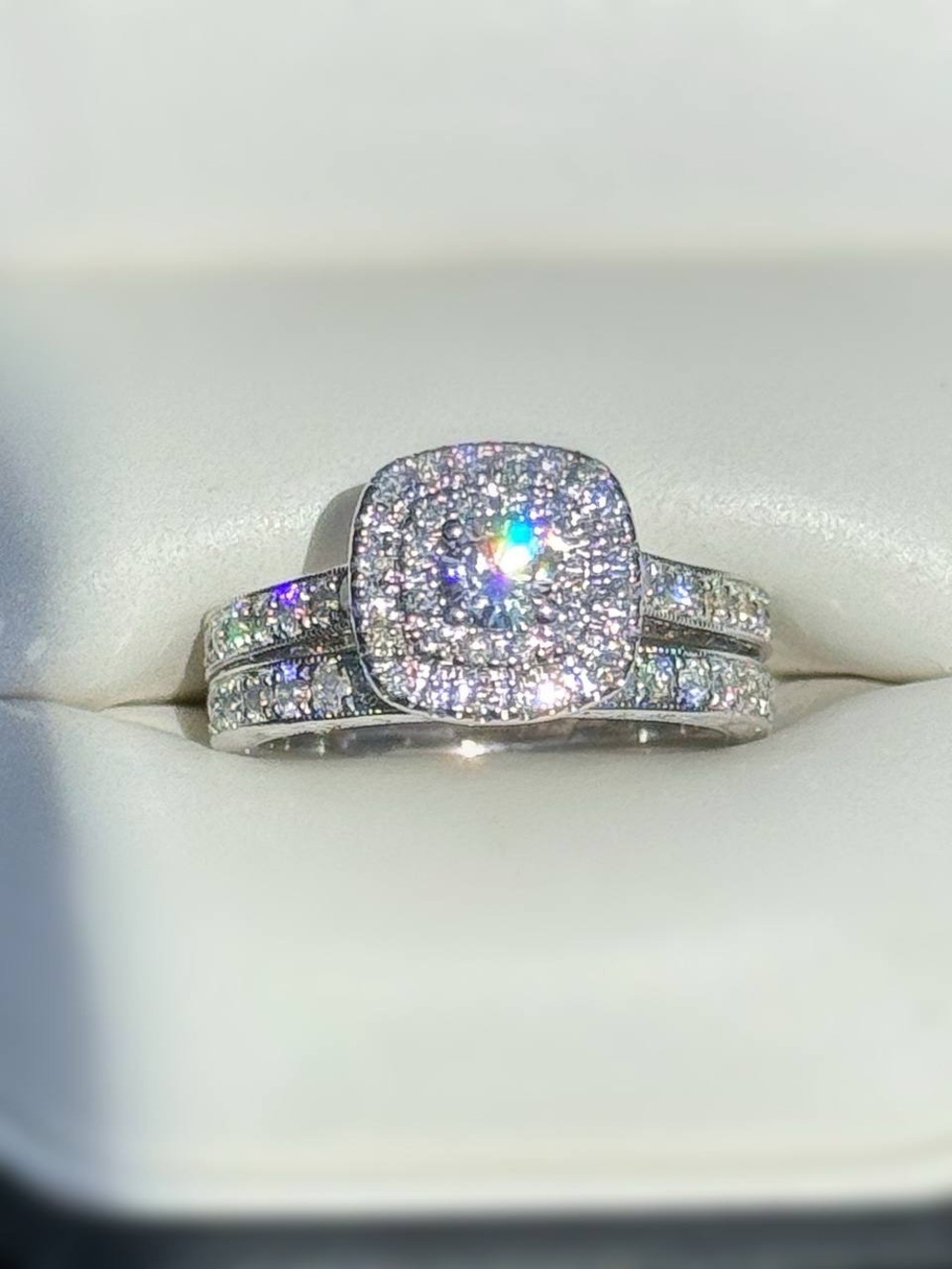 Kay Jewelers Neil Lane Diamond Bridal Set 1.5 CTW Round-Cut 14K White Gold Size